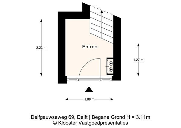 Plattegrond - Delfgauwseweg 69, 2628 EJ Delft - Begane grond.jpeg